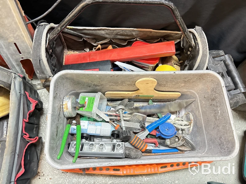 Handverktyg, förbrukningsmaterial m.m.