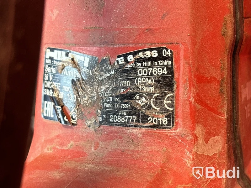 Hilti TE 6-A36 borrhammare.