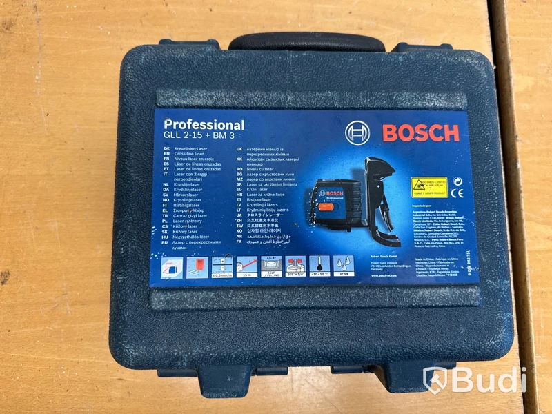 Maskinpaket Bosch med korslaser.