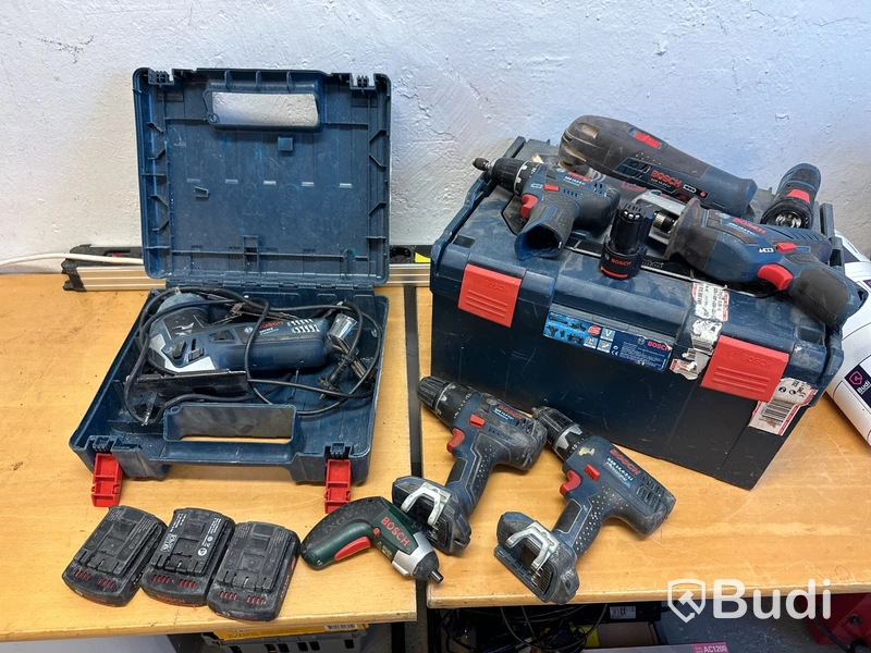 Maskinpaket Bosch med korslaser.