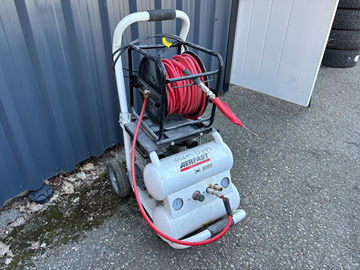 Kompressor Aerfast med slangvinda.
