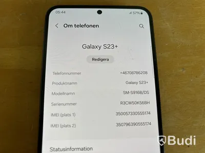 Samsung S23+ mobiltelefon