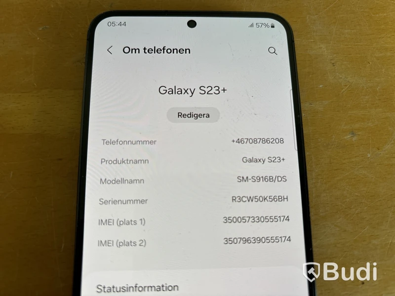 Samsung S23+ mobiltelefon