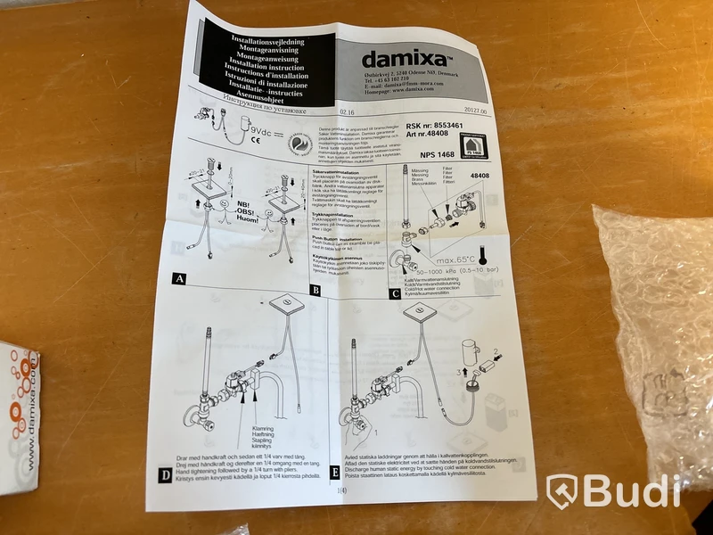 Elektronisk Diskmaskinsavstängning, Damixa