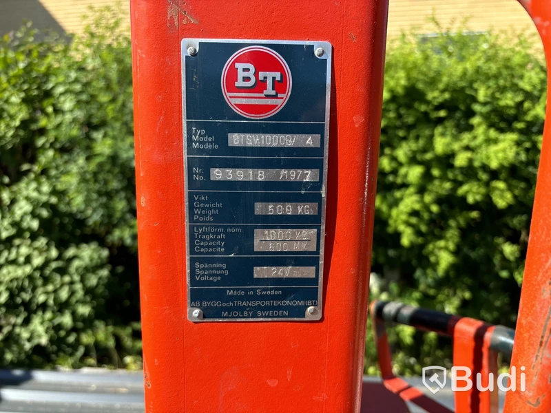 Elektrisk pallyftare, BT (renoveringsobjekt)
