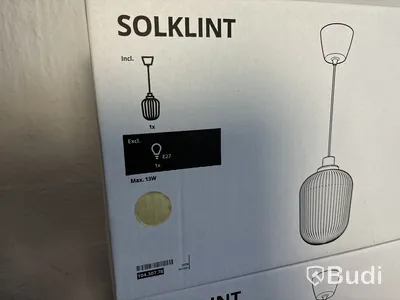 5 st belysningar, IKEA Solklint, Nya