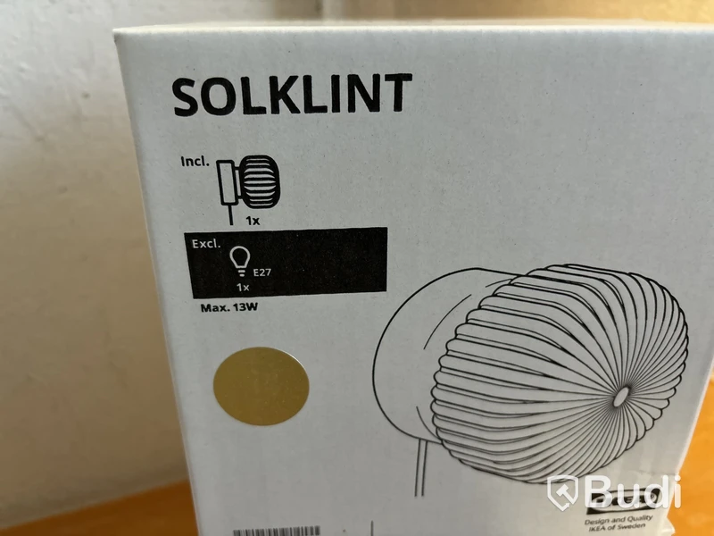 5 st belysningar, IKEA Solklint, Nya