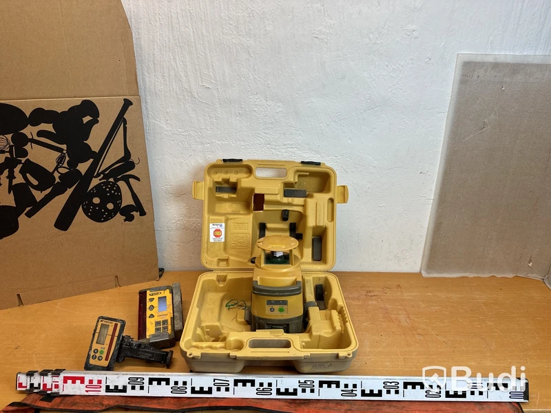 2 st Rotationslaser, mottagare, stativ m.m.