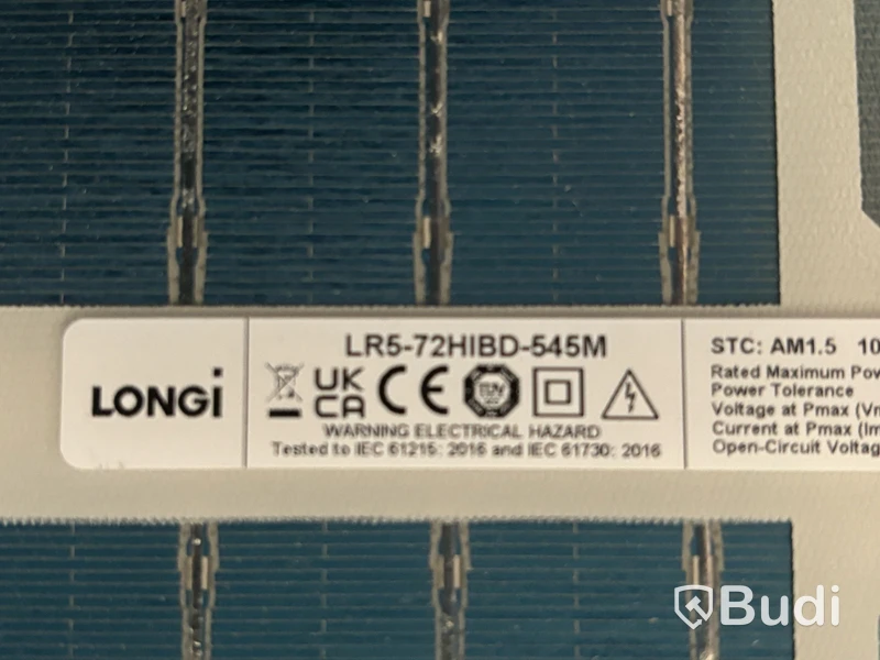 Solpaneler 7 st Longi