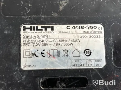 2 st Hilti-laddare