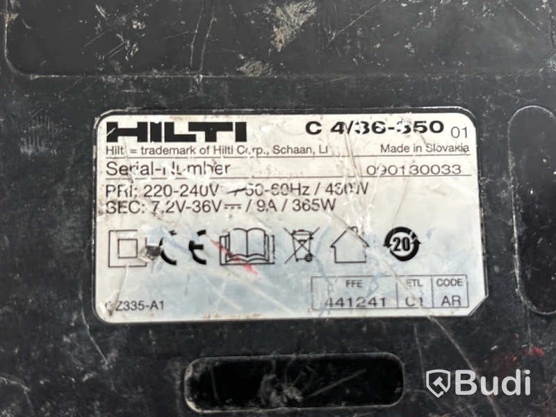 2 st Hilti-laddare