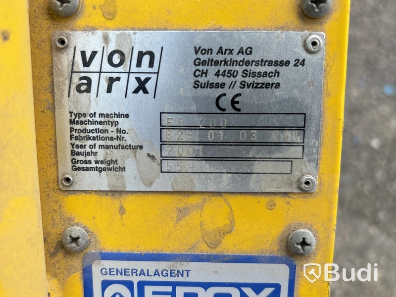 Ytfräs Von Arx FR 200