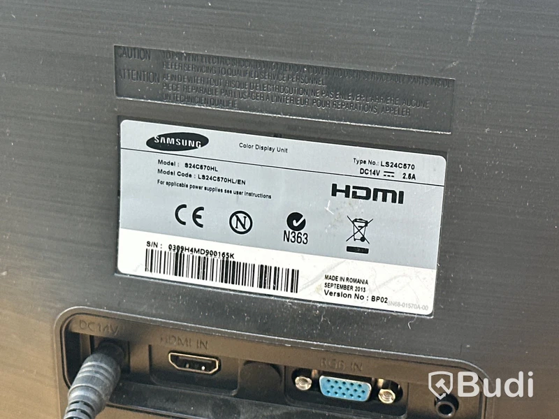 2st Skärmar Samsung 24-tum