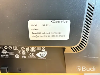 Monitorer 3st HP & etikettskrivare.