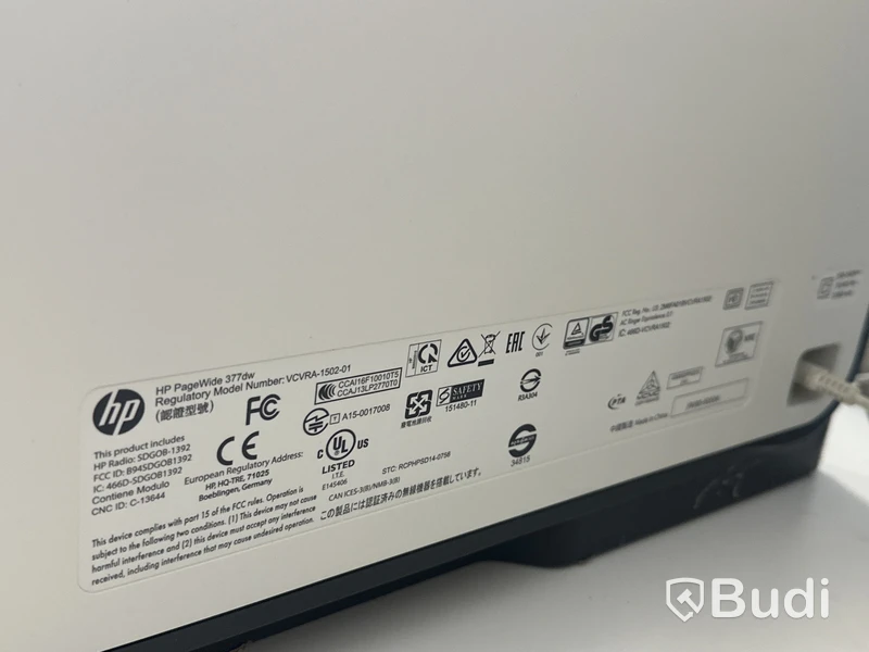 HP PageWide MFP 377dw, Allt-i-ett A4