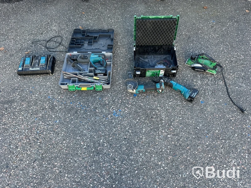 Maskinpaket Makita/ Hitachi.