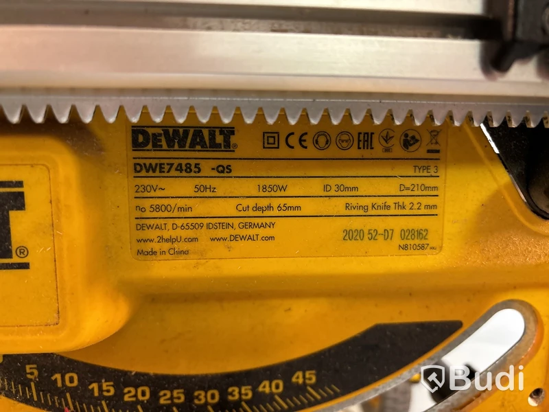 Bordssåg DeWalt DWE7485