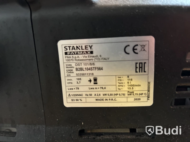 Kompressor Stanley Fatmax