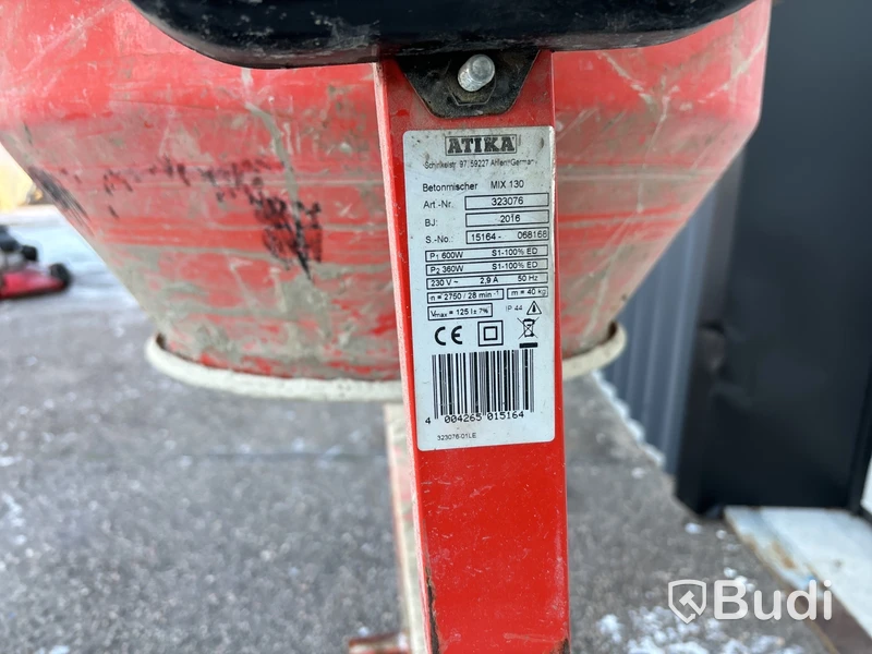 Cementblandare Atika Mix 130 A