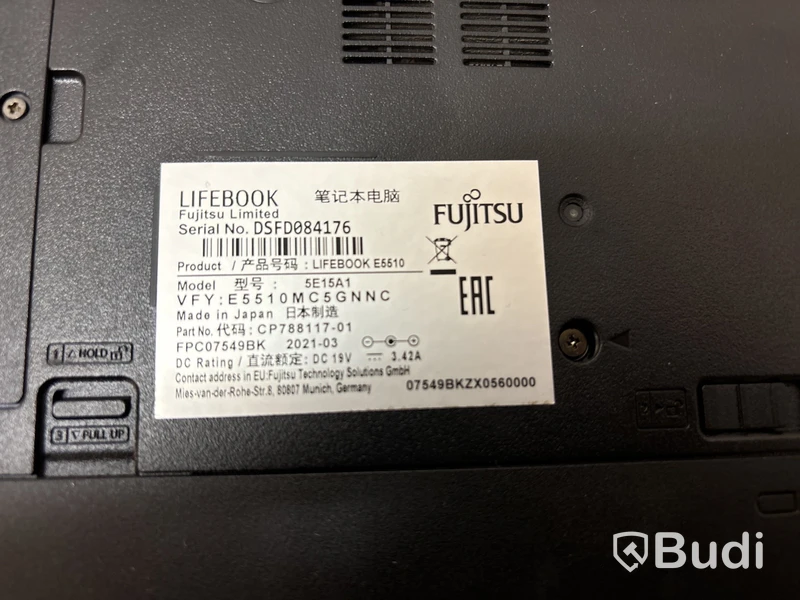 Laptop Fujitsu Lifebook E-series