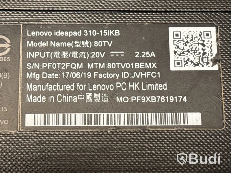 Laptop Lenovo ideapad 310
