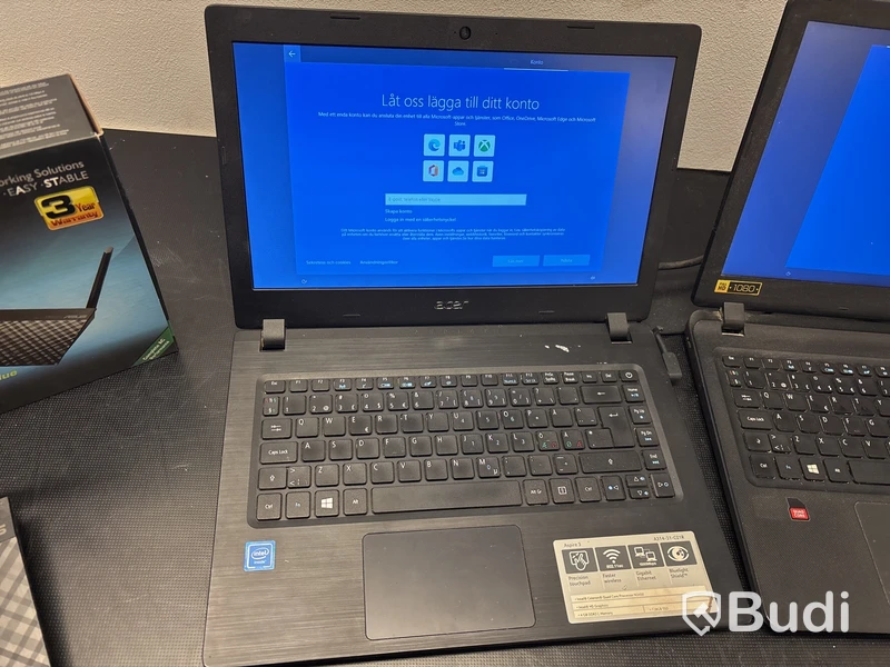 2 st Acer laptop & modem