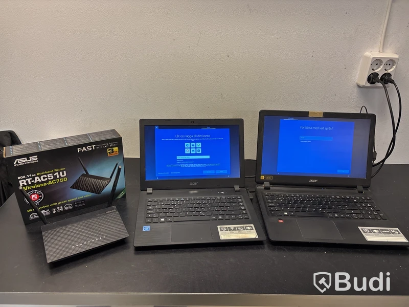 2 st Acer laptop & modem