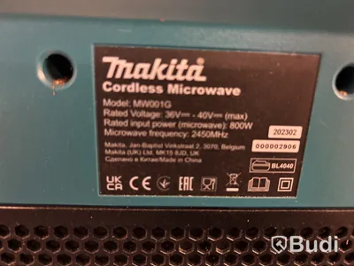 Makita mikrovågsugn