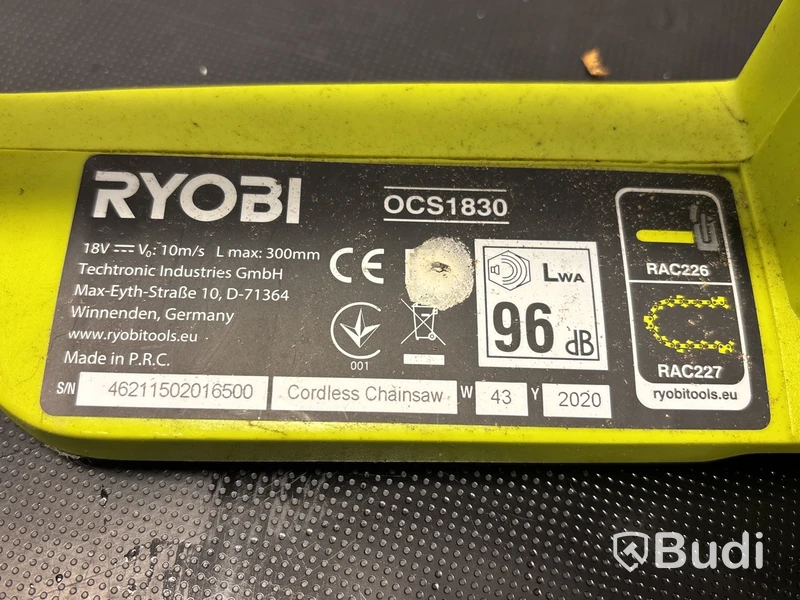 Motorsåg Ryobi