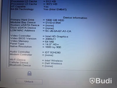 Laptop Dell Latitude
