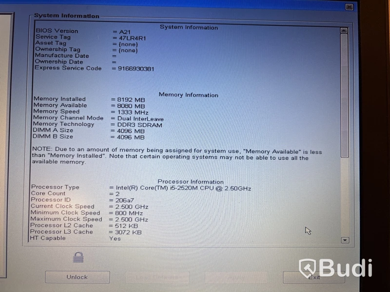 Laptop Dell Latitude