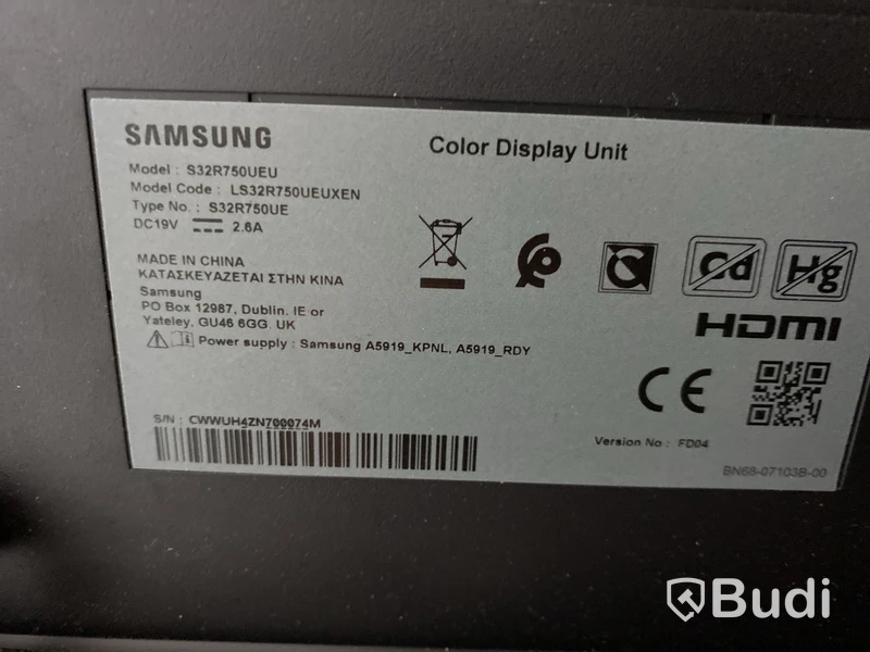 Samsung datorskärm 32-tum