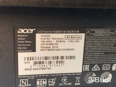 2 st Acer datorskärm 27” med bordsstativ