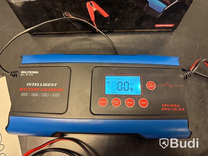 Batteriladdare Biltema 12/24 volt