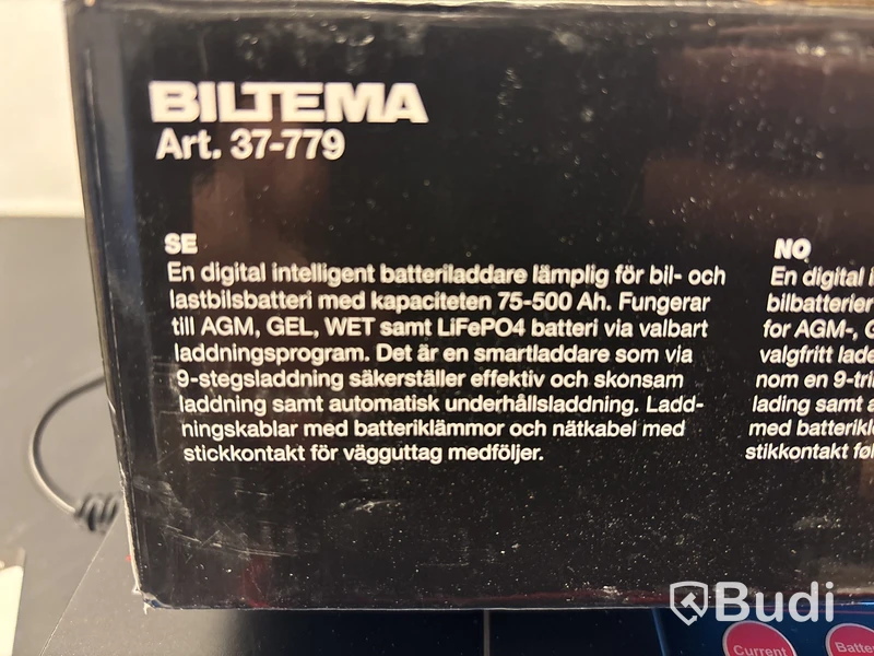 Batteriladdare Biltema 12/24 volt