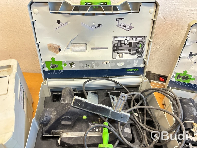 Festool sticksåg, hyvel & belysning.