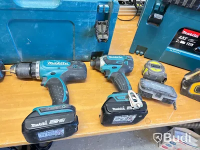 Maskinpaket Makita, korslaser m.m.
