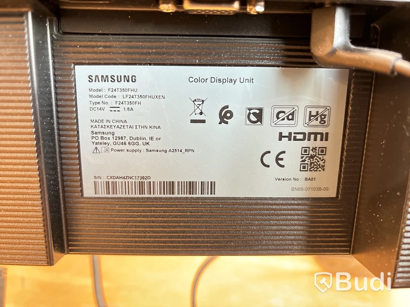 Datorskärmar 24-tum 2st Samsung