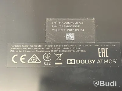 Lenovo tab 4 10 Plus surfplatta