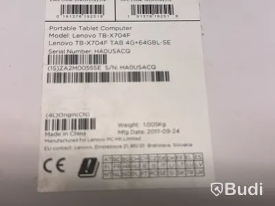 Lenovo tab 4 10 Plus surfplatta