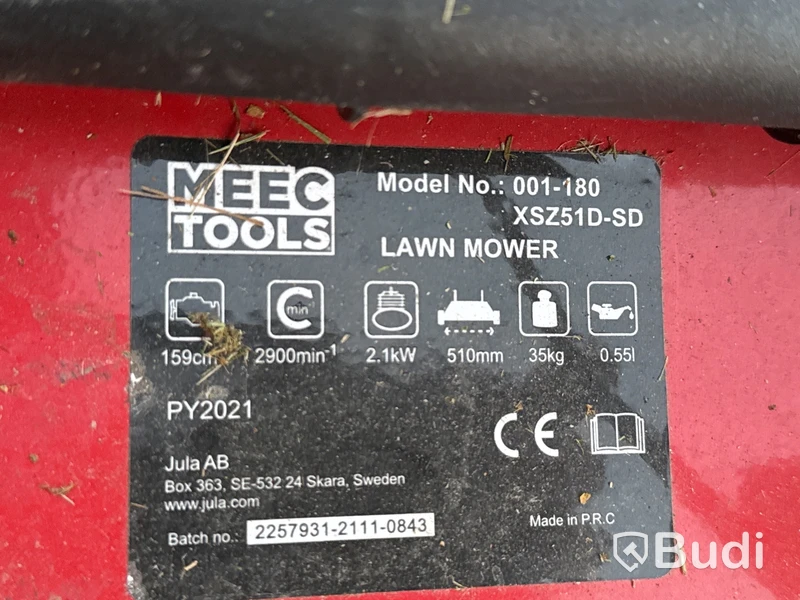 Gräsklippare med drivning Meec Tools