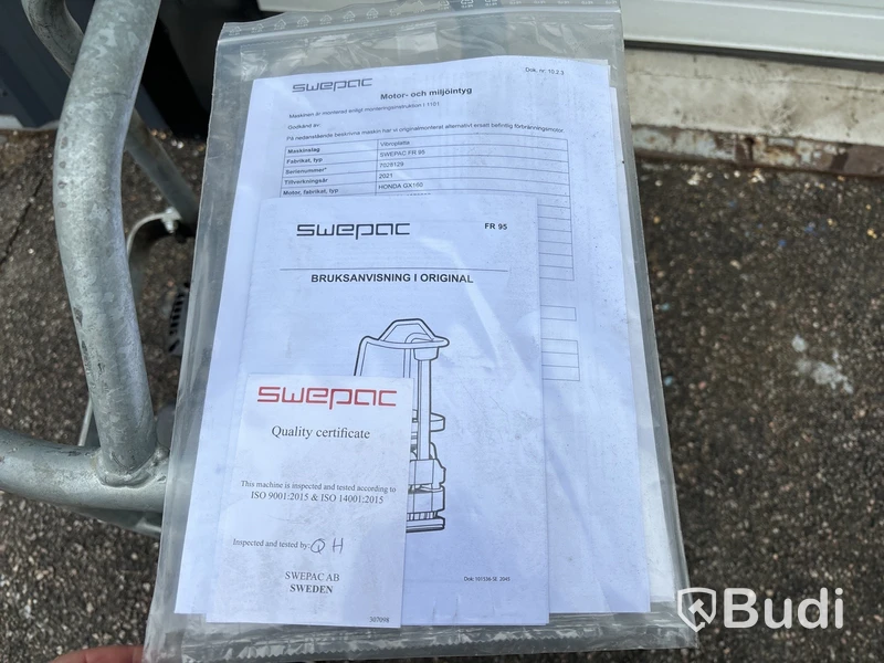 Markvibrator Swepac FR95 -2021