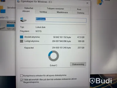 HP Probook med dockningsstation.