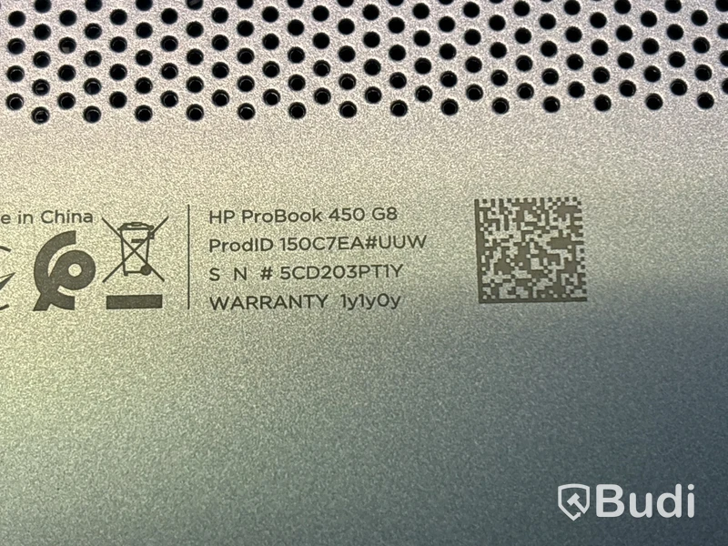 HP Probook med dockningsstation.