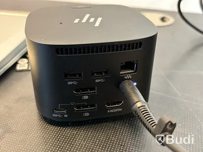 HP Probook med dockningsstation.