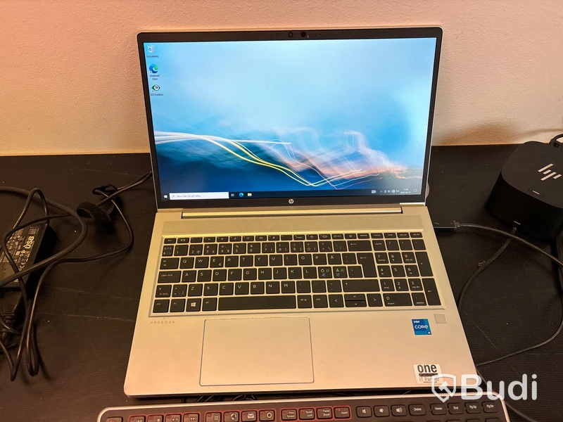 HP Probook med rollermouse & dockningsstation