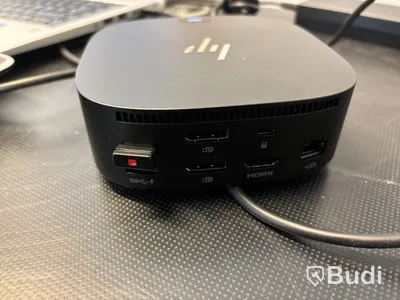 HP Probook med rollermouse & dockningsstation.