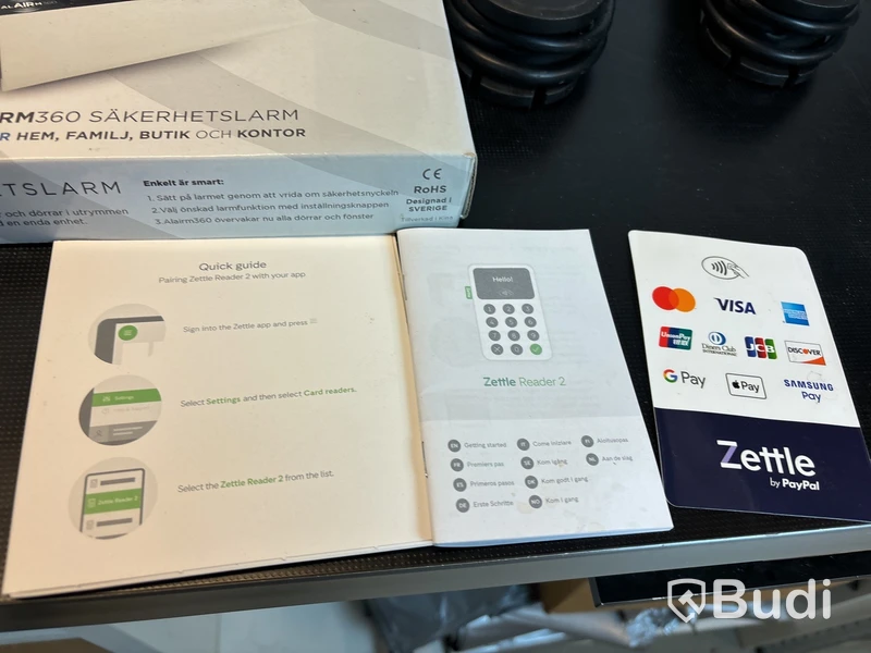 3 st iZettle, routrar skrivare m.m.