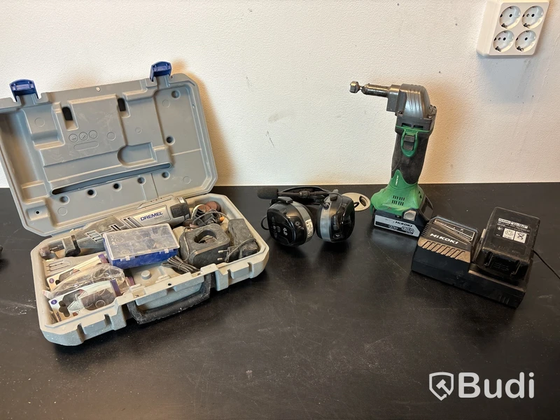 Nibbler, Dremel & hörselskydd.