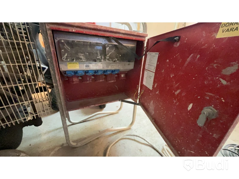 Transportpump, kompressor, elskåp m.m.